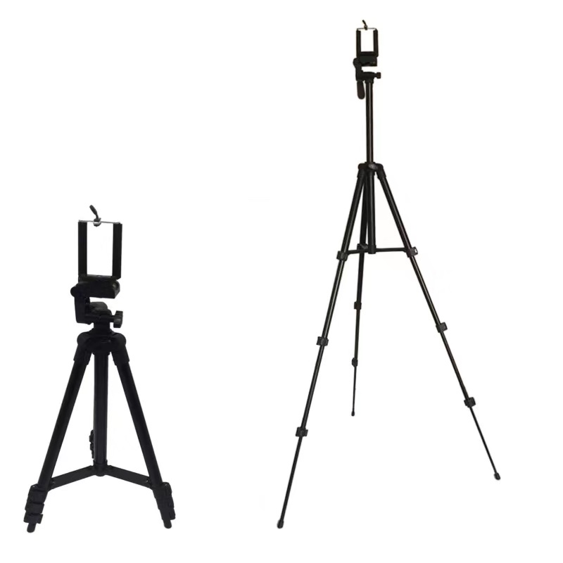 Tripod 3120 Hitam Black Tinggi 1 Meter Gratis Holder DSLR Kamera Handphone dll Termurah