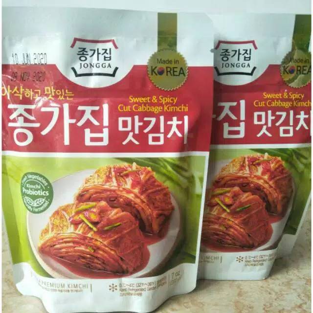 

Jongga Cut Cabbage Kimchi 200gr Made in Korea Korean Food