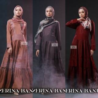 TERBARU     Laila Dress by HLZB Zerina Banu
