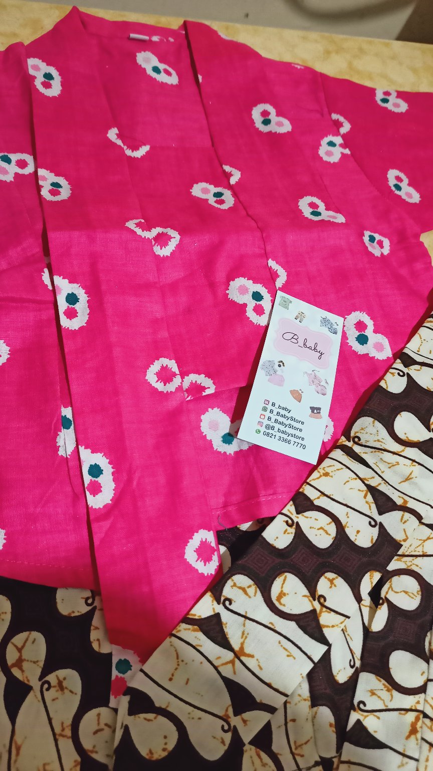 Kebaya Jumputan Katun Batik | Setelan Kebaya Anak Bahan Jumputan Katun Batik | Jumputan Katun Batik