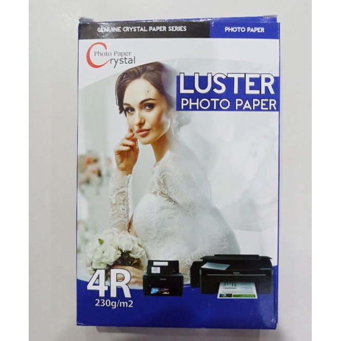 Kertas Foto Crystal 4R Silky / Glossy