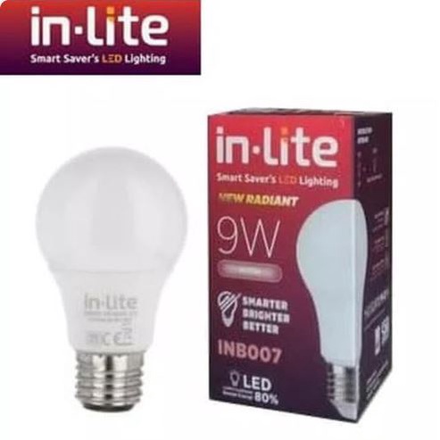 in-Lite LED Lampu Bohlam 9 Watt