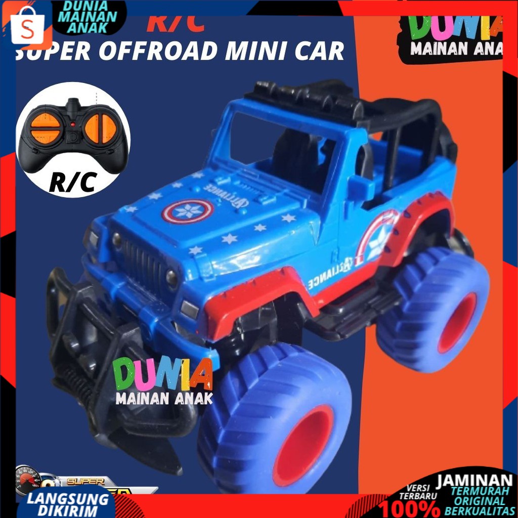 Mobil Remot Kontrol / RC Offroad / Rock Crawler Mobil Jeep Remote Control Mini Climber New Edition