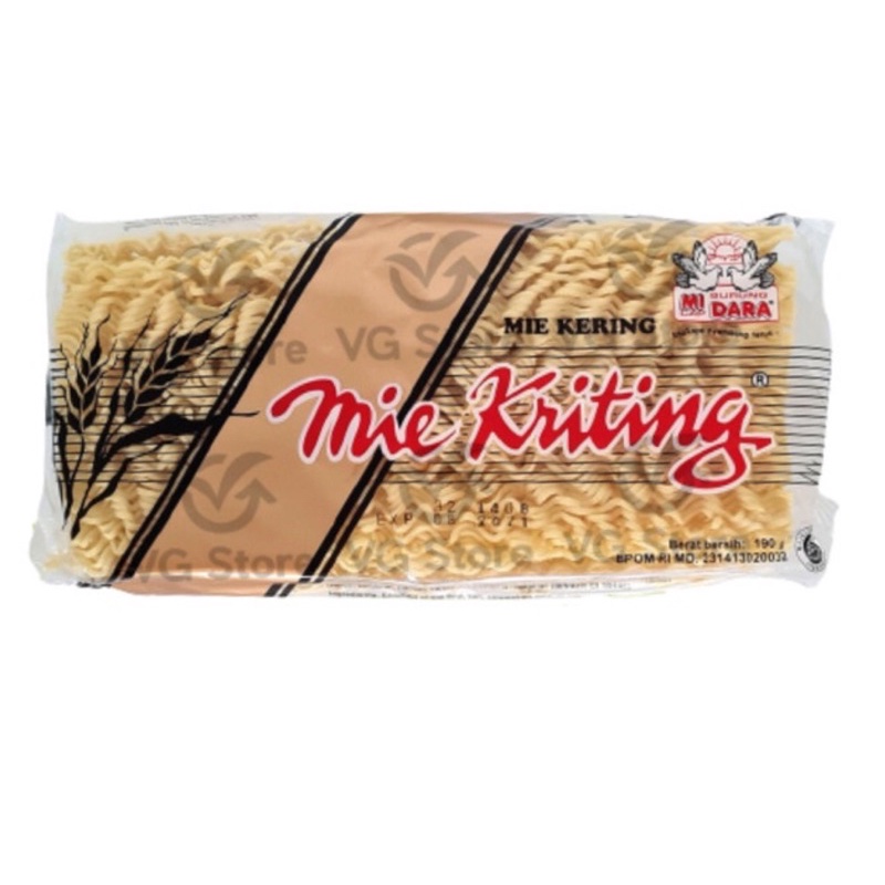 

MI KERING BURUNG DARA KERITING 190gr