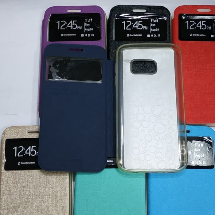 SAMSUNG S7 / G930S sarung flip cover ume/ sarung model buku