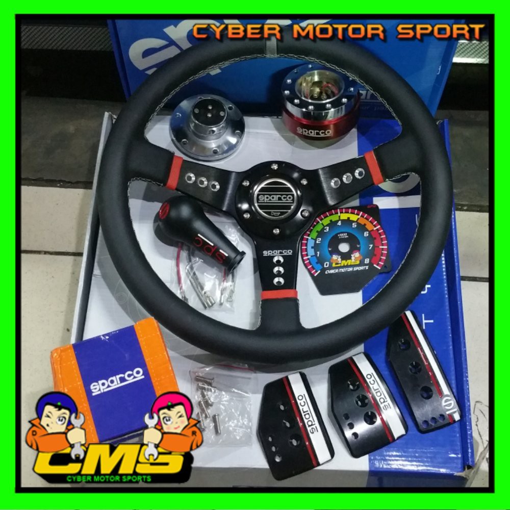 Paket Modifikasi Racing Interior Mobil Stir Racing Boskit Lepas