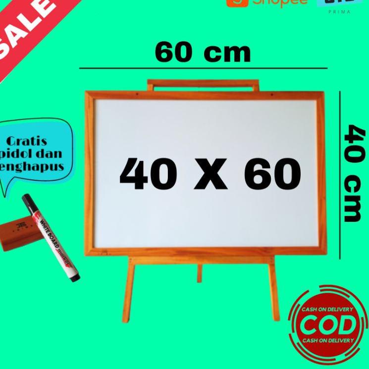 

VG0 Papan Tulis / White Board 40X60 GRATIS SPIDOL DAN PENGHAPUS Bisa COD✰ (Terkini)Terbatas ➔