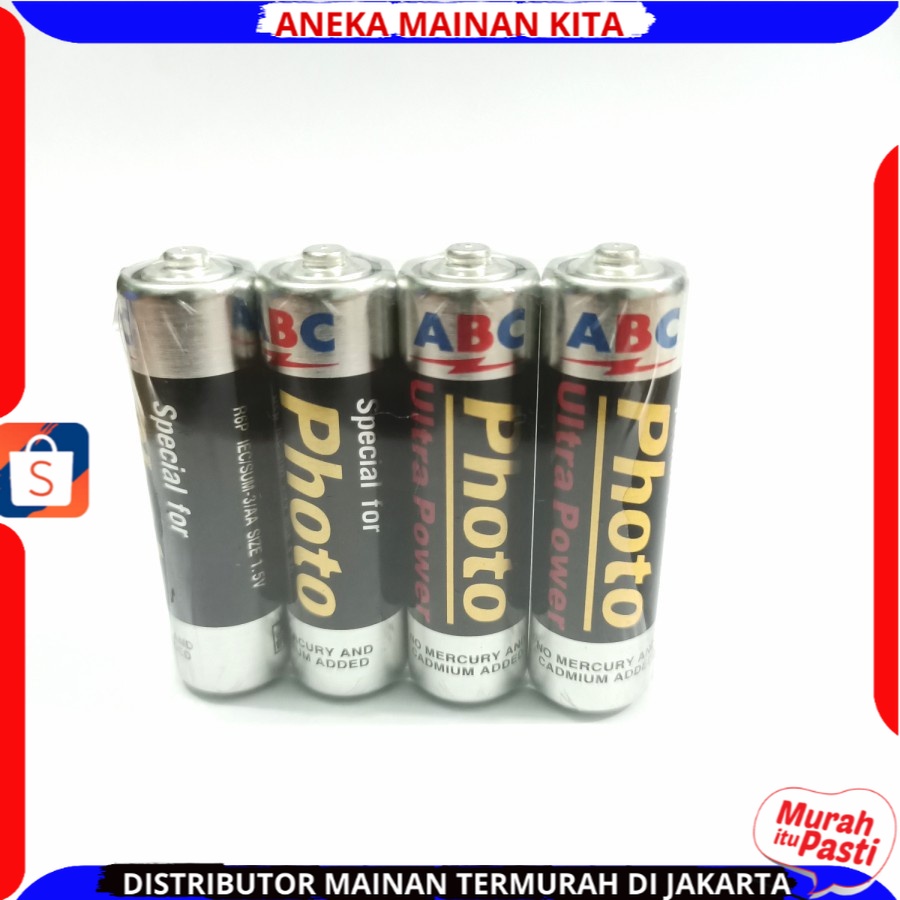 PROMO Baterai ABC Photo AA Baterai 1.5 Volt Batre Remote