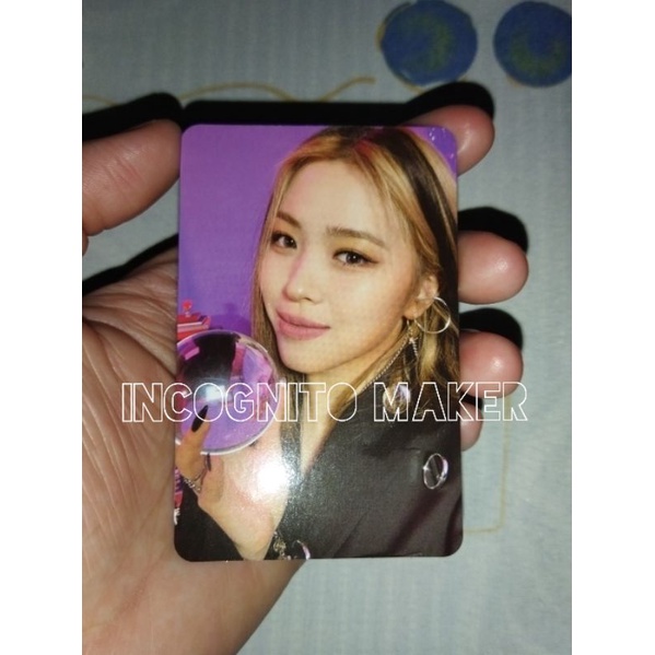ITZY RYUJIN GUESS WHO PC PHOTOCARD CRYSTAL BALL