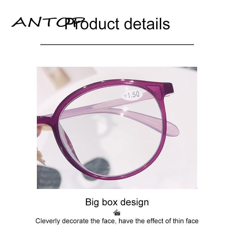 COD Kacamata Korea Wanita Kacamata Anti Radiasi Anti Blue Light Untuk Fashion retro flat Eyeglasses ANTOP