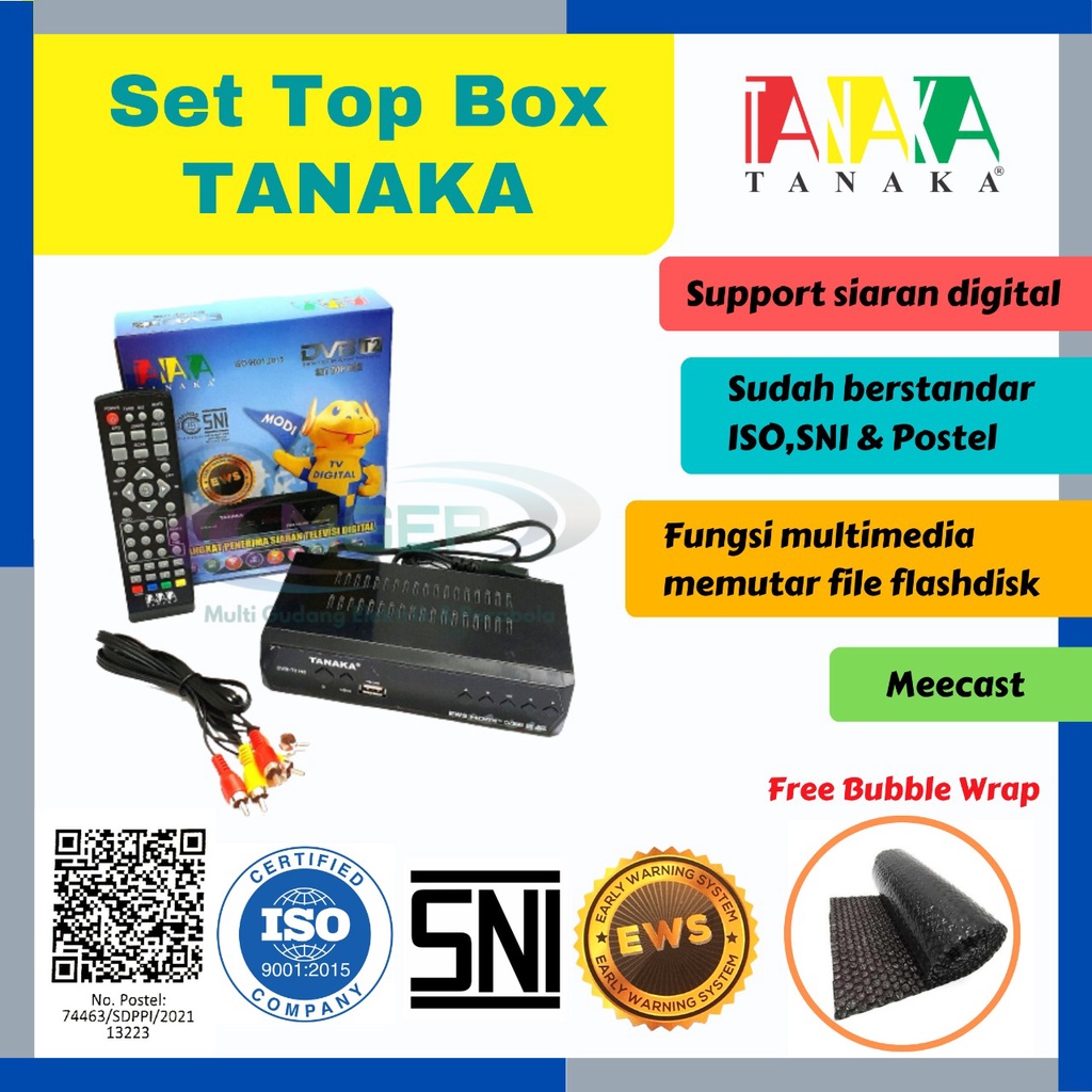 Set Top Box Tanaka DVB T2