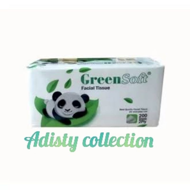 Tissue / Tisu Green soft 2 ply 200 sheet