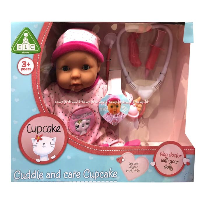 dzw3337 ELC Cuddle And Care Cupcake Play Doctor With Your Dolly Mainan Dokter