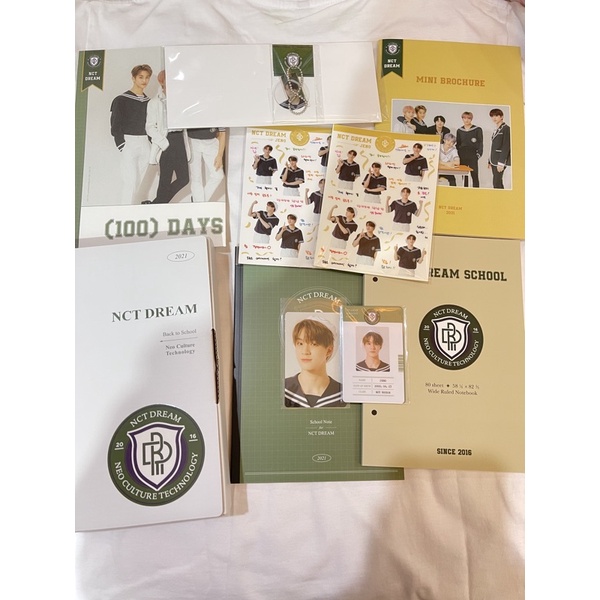 jeno back to school kit set photocard