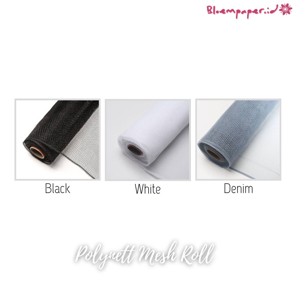 

Polynet Mesh Roll / 50 cm X 10 Yard/ Flower Wrap / Buket Bunga / Dekorasi Buket / Kertas Bunga / Kertas Buket Bunga / Flower Bouquet / Flower Wrapping Korean / Dekorasi Bunga / Jaring Mesh Korea / Polynet Mesh Tile Korea