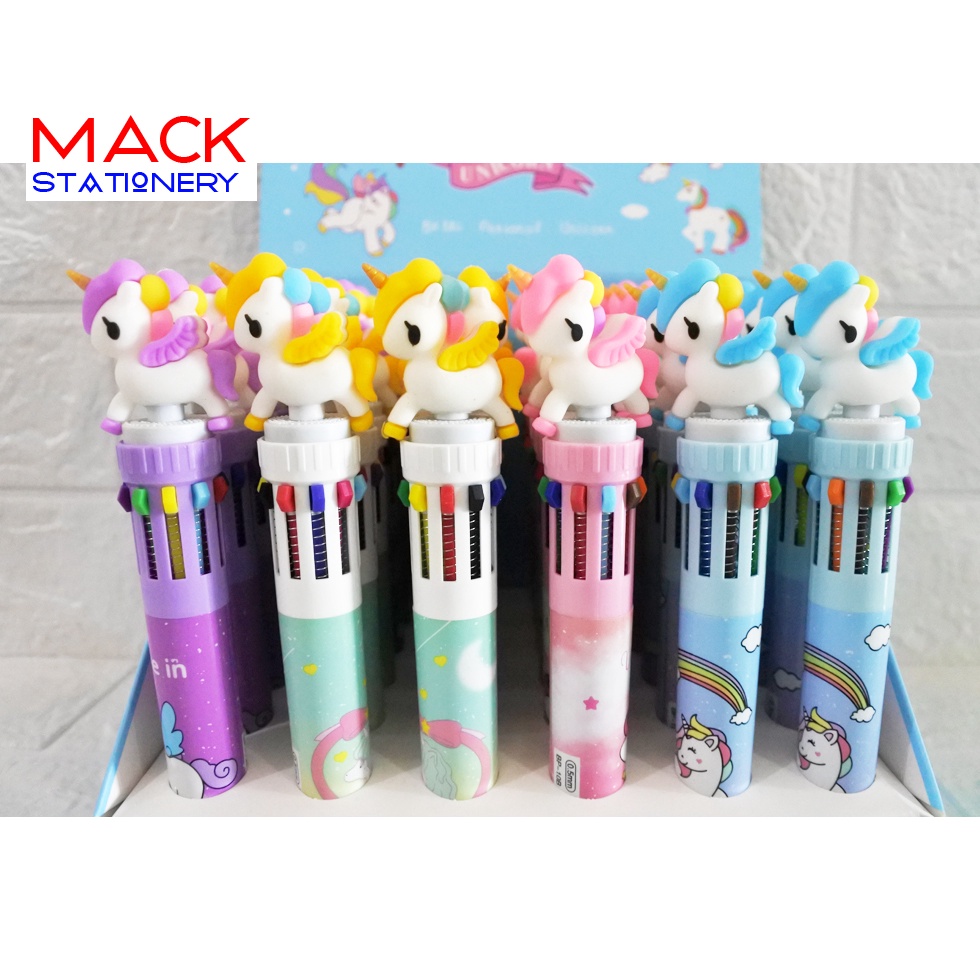 

Pulpen 10 Warna UNICORN / Bolpen 10 Warna / Unicorn
