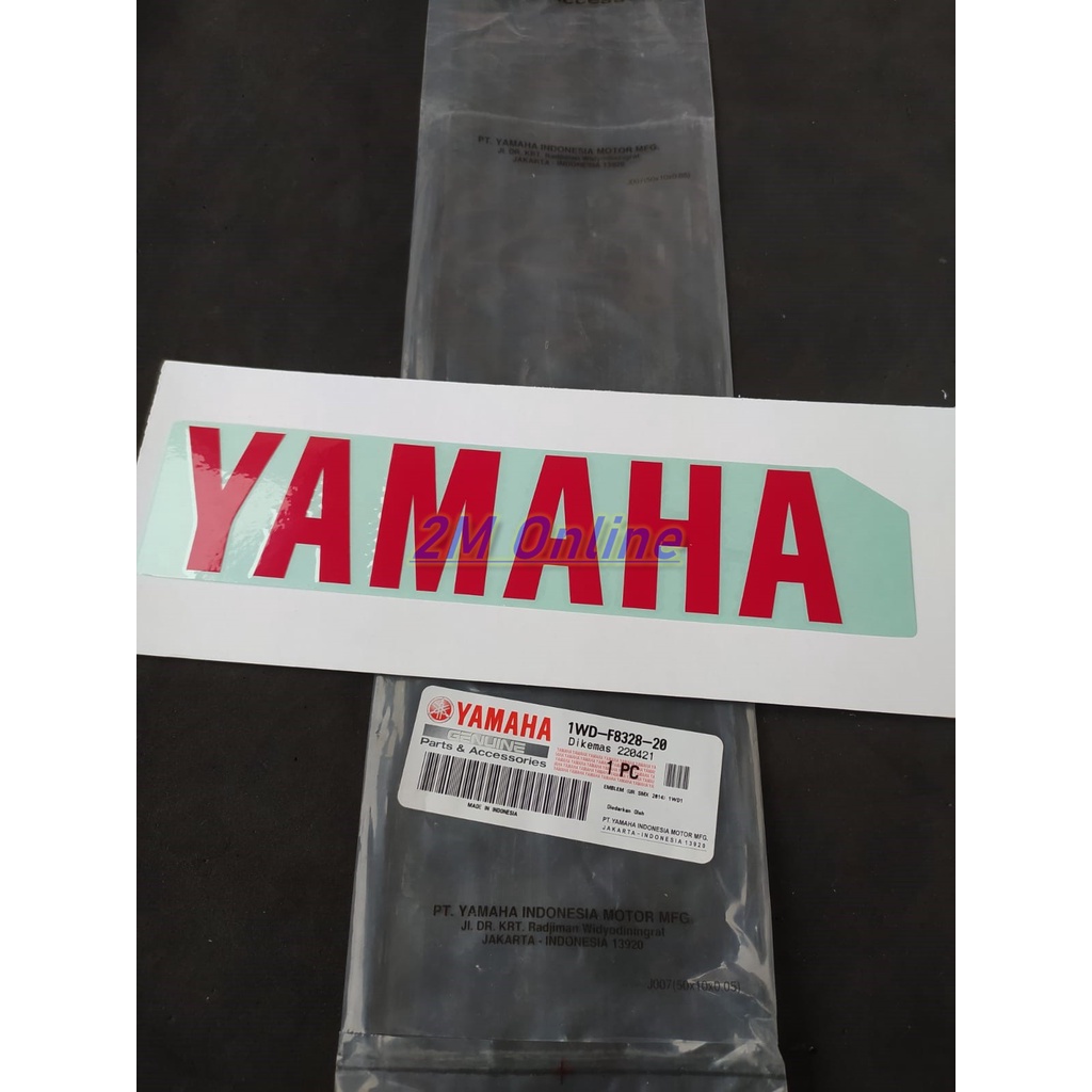Mdr Emblem Sticker Yamaha Fairing R25 Merah Ori YGP 1WD-F8328-20