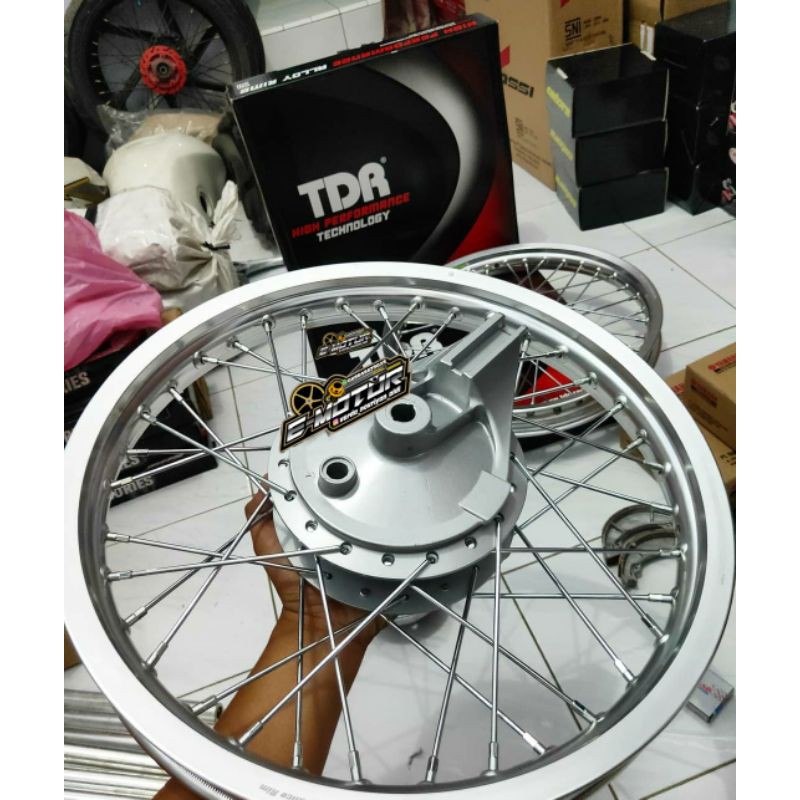 Velg TDR Set tromol depan belakang PNP Honda Tiger GL MP CB
