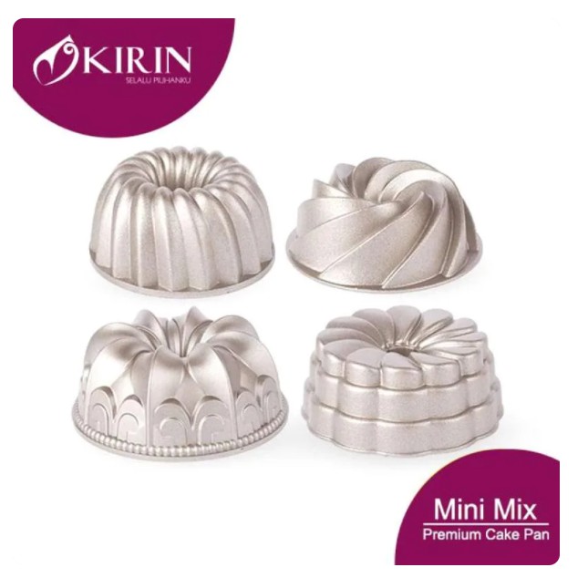 Kirin Premium Cake Pan Mini Mix - Champagne Gold