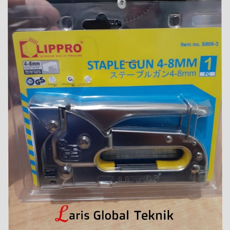 

Mesin Staples Jok Gun Tacker 4-8mm Stapler LIPPRO Staple serbaguna
