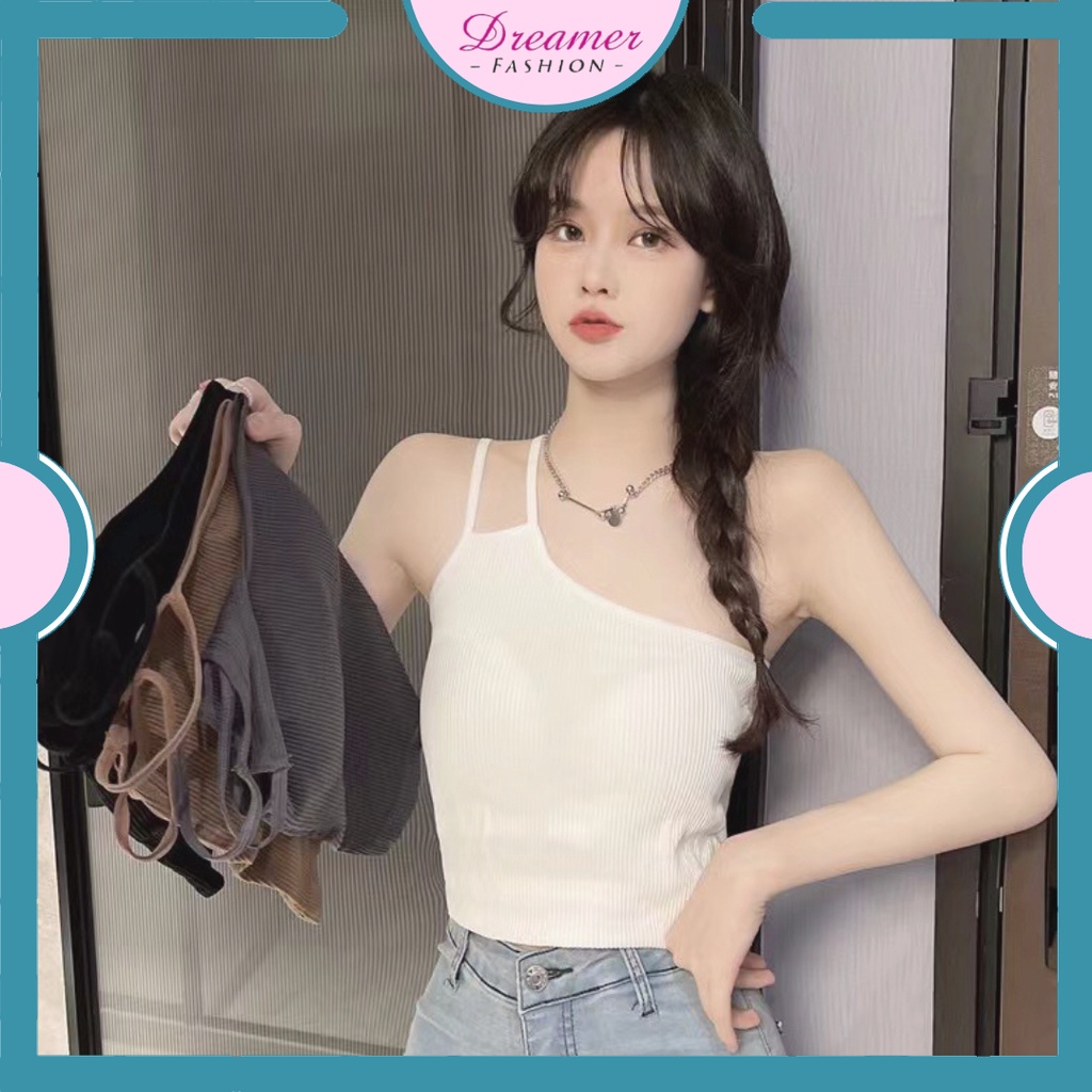 DF BR268 Bra Bh Tanktop Crop Top 2 Tali Samping Pakaian Dalam Wanita Cewek Korea Tank Top Cup