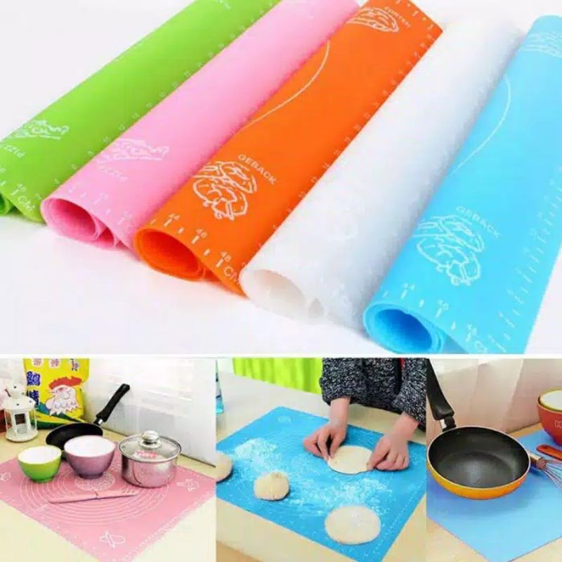 Alas adonan kue untuk menguleni adonan kue alat dapur berbahan silicone