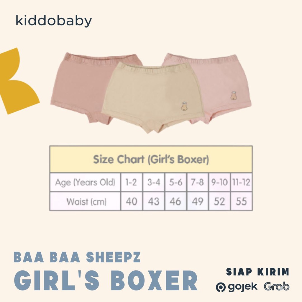 Baa Baa Sheepz Boxer | Celana Dalam Anak