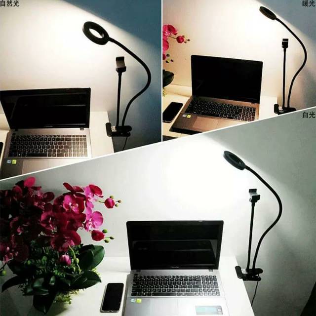 Ring Light Selfie Lazypod Dengan Colokan USB