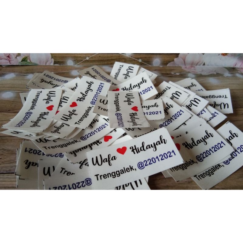 

STIKER TRANSPARANT