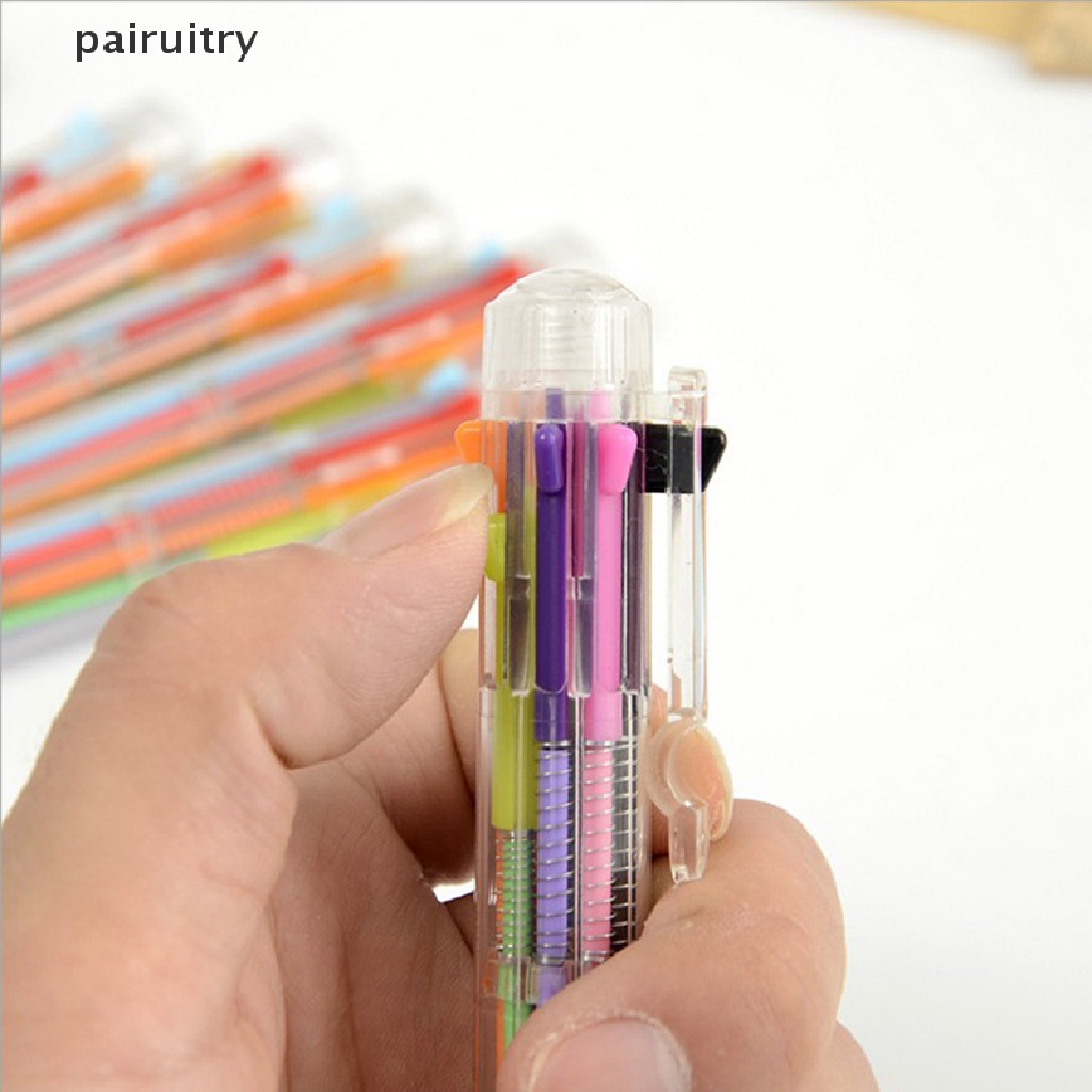 Prt Pulpen 8 In 1 Multi Warna Untuk Stationery Sekolah / Kantor