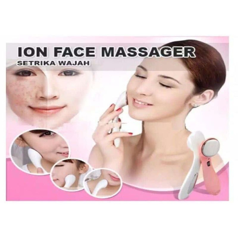 Setrika wajah / Vibration Iontophoresis Instrument ION FACE MASSAGER / beauty apparatus