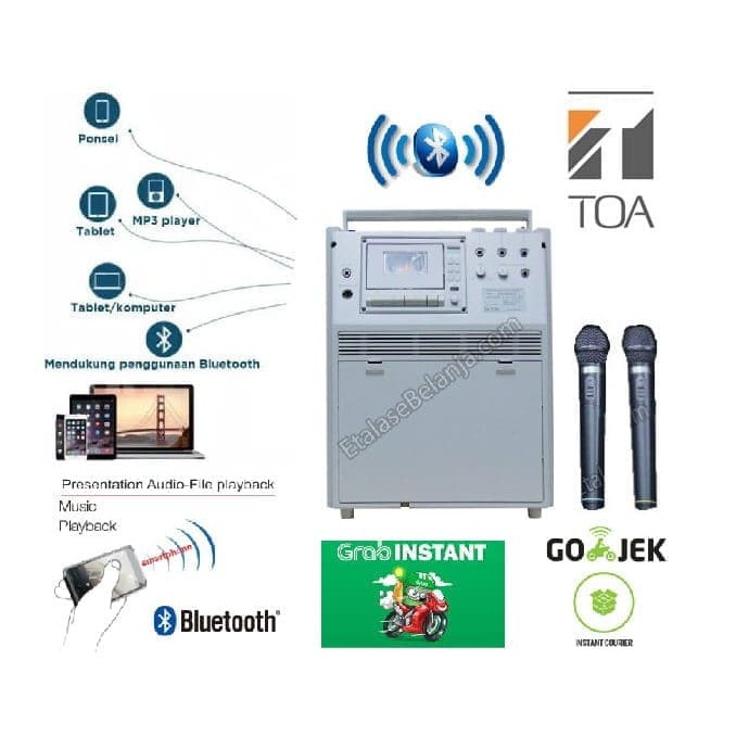TOA BLUETOOTH SPEAKER PORTABLE SOUND ZW-G810CU