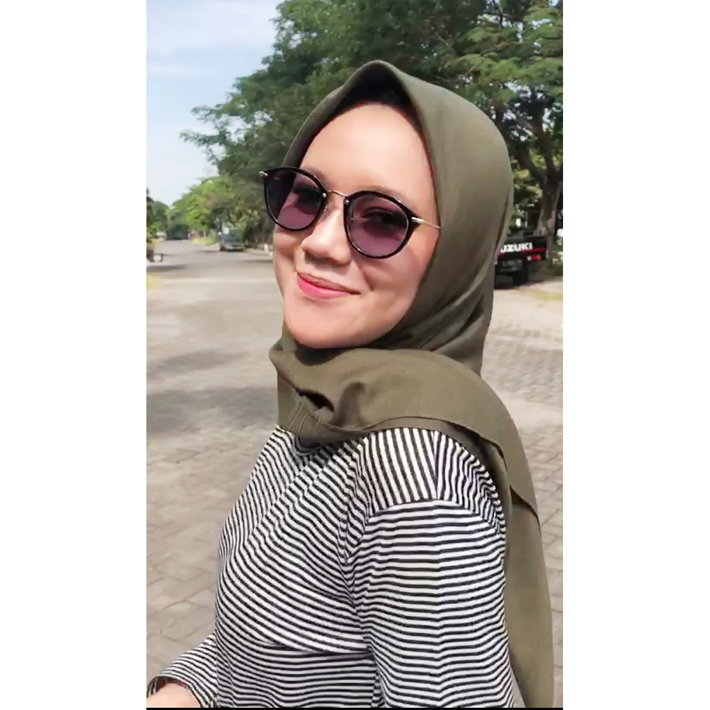 Optik Kacamata Wanita Korea Minus Cylinder Baca Fashion Hijab Kekinian PHOTOCROMIC