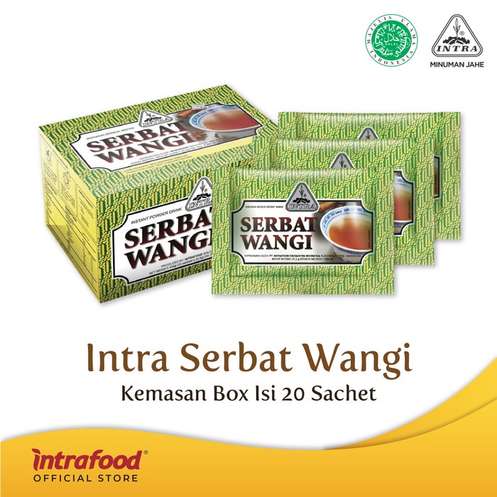 

Intra Serbat Wangi (Box) Isi 20 sachet (BERKUALITAS)