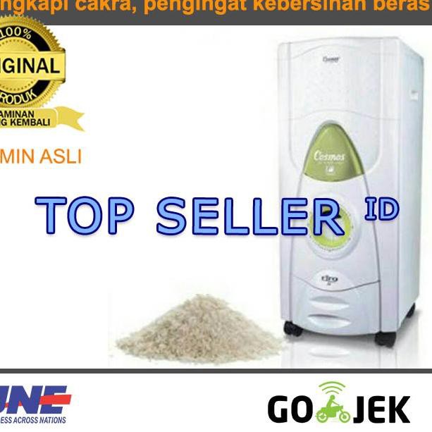 ♚ Rice Box Cosmos Fifo 25KG 18 Liter + Roda Tempat Penyimpanan Beras ♙