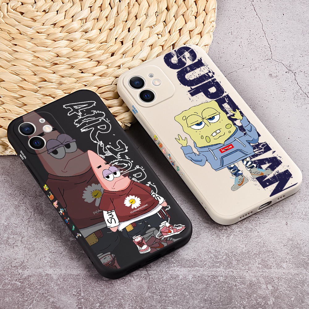 Case Motif SpongeBob Patrick Star Untuk Xiaomi Redmi 10 Note 11 Pro Plus Mi 11T Lite Poco X3 NFC GT 12 Pro 12X Mi 10T 9T 10S M3 M4 K20 Note 10T 8t
