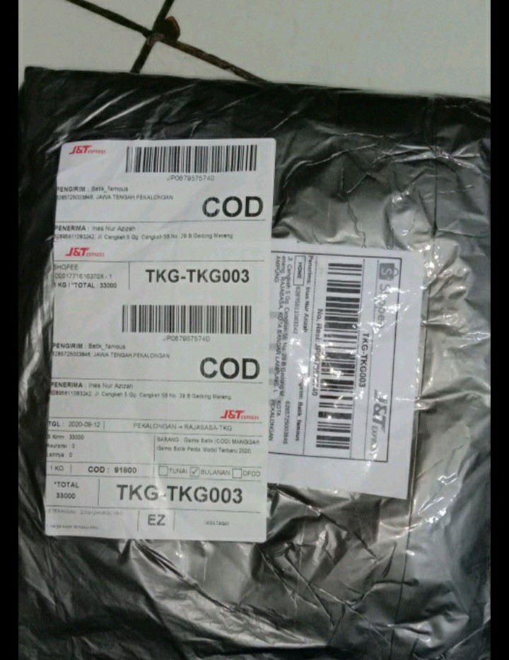 Gamis Batik Model Kekinian Pekalongan Modern Sh Cod Bayar Ditempat Shopeefeed Shopeemal Terlaris