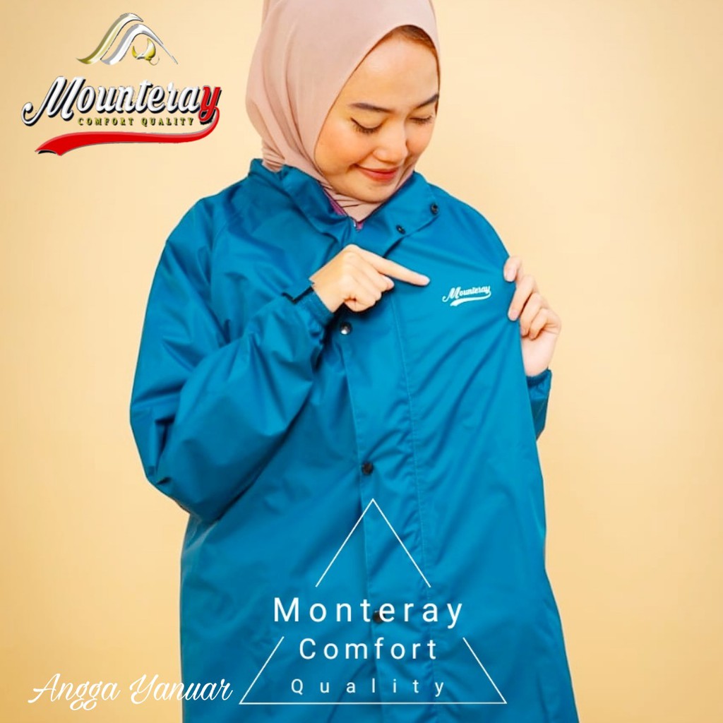 Jas Hujan Monteray bahan Taslan