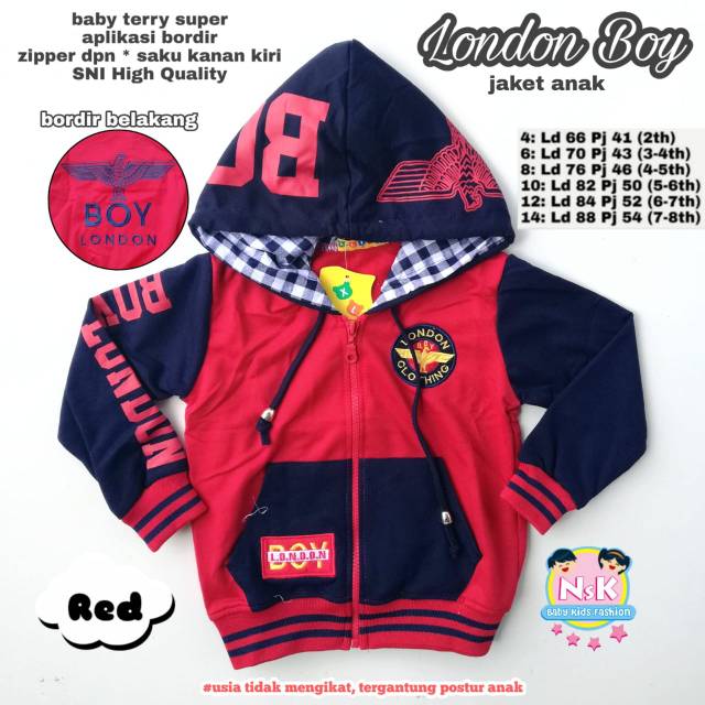 Jaket anak London Boy