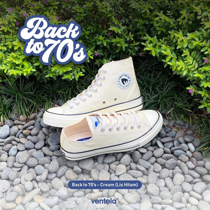 Ventela 70s white cream low &amp; high original