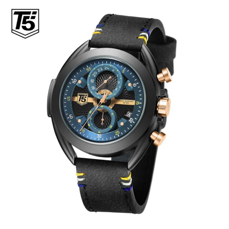 JAM TANGAN T5 ORIGINAL H 3673G WATERPROOF FREE BOX FREE PAPER BAG GARANSI MESIN BEST SELLER