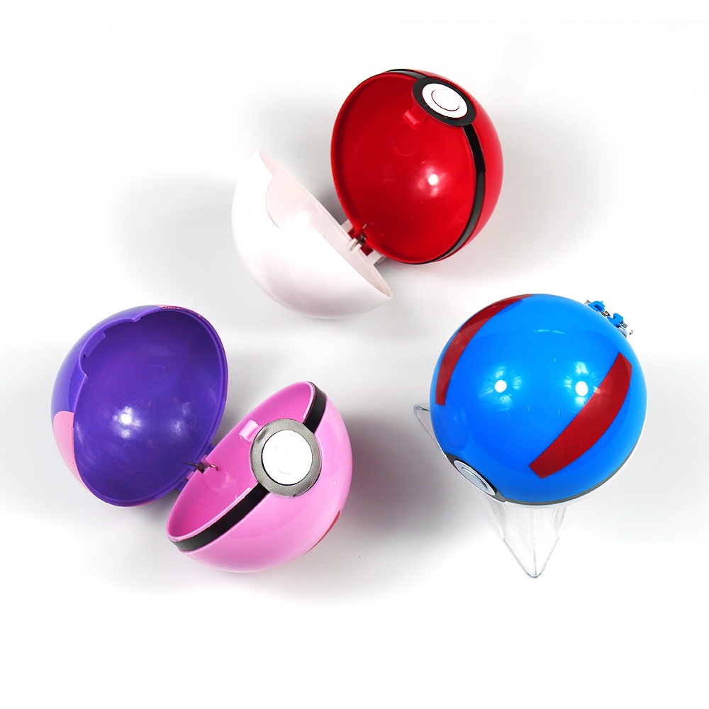 8pcs / Set Action Figure Pokemon Pokeball Monster Bahan PVC Dengan Kotak Original Untuk Hadiah Ulang Tahun Anak