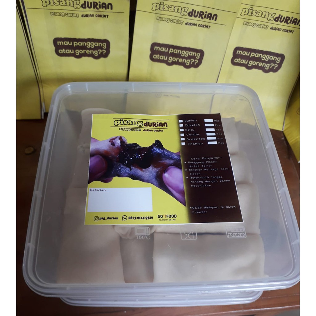

Piscok Panggang/Meler/Premium Coklat