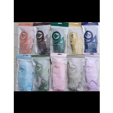masker kf94 warna isi 10pc masker 94