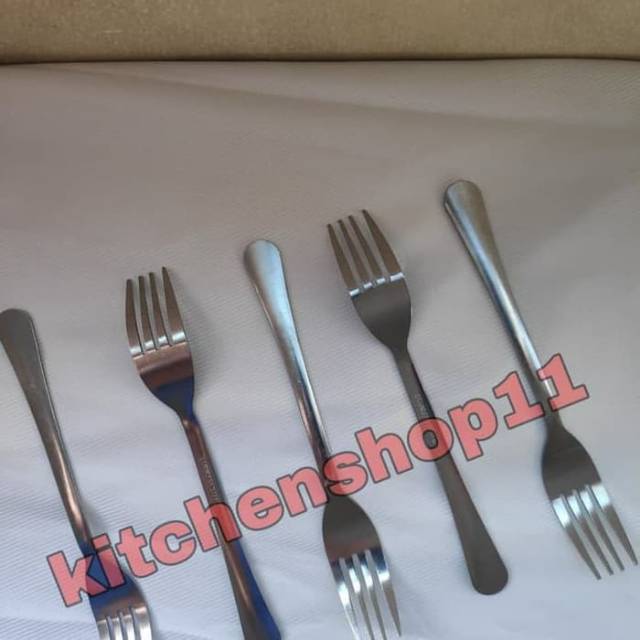 Garpu stainless tebal / garpu makan tebal stainless / garpu polos stainless