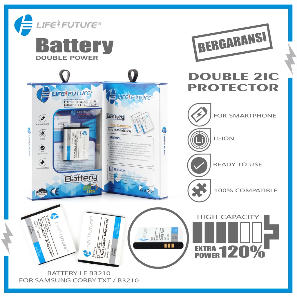 Baterai Samsung Corby B3210 Life Future