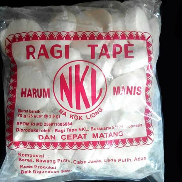 Ragi Tape NKL / Pakan Semut Jepamg