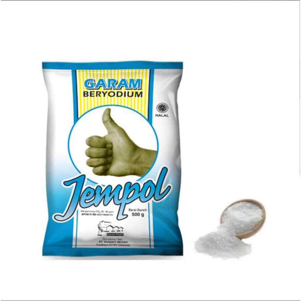 

Garam Cap Jempol / Garam Makan Beryodium 500 gr