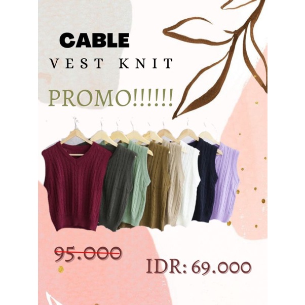 VEST RAJUT PREMIUM/ROMPI RAJUT/VEST WANITA/ROMPI WANITA/