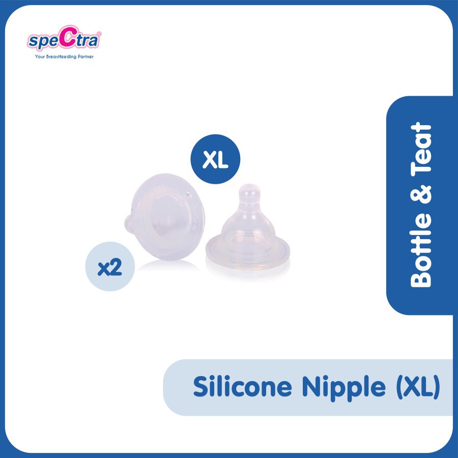 Spectra Silicone Nipple Dot Wide Neck isi 2